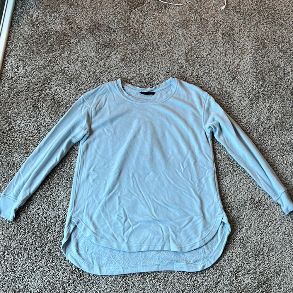 Womans blue sweater
